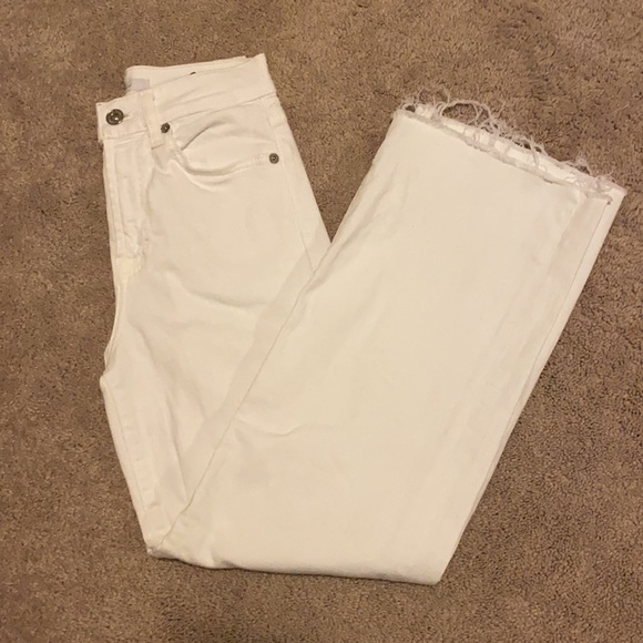 7 For All Mankind Denim - 7 For All Mankind Alexa in White Runway